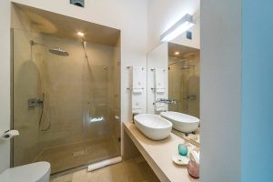Il Sole bathroom at Castello di Ugento Luxury Hotel